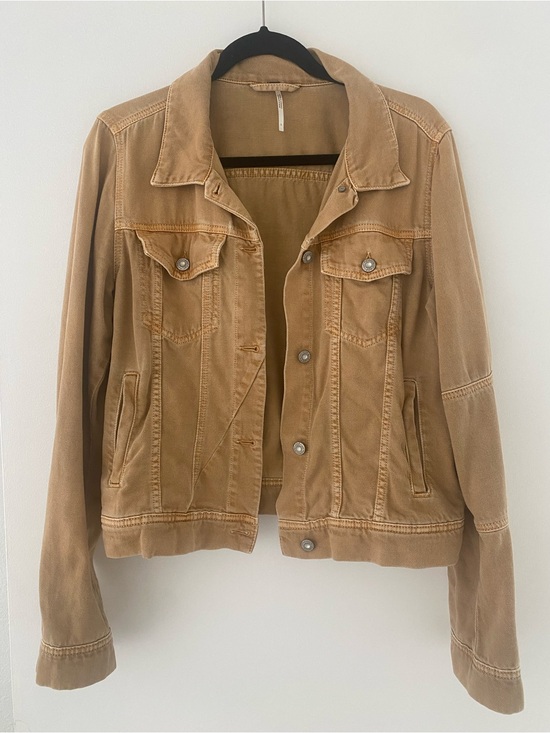 Free People Jackets & Blazers - Free People Distressed Denim Jacket